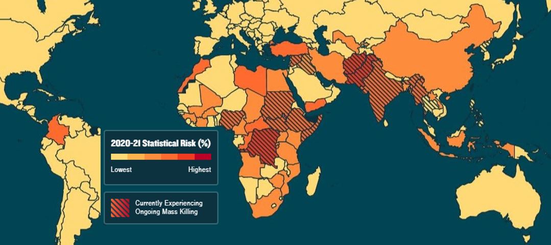 Countries at Risk for Mass Killings 2020–21: Early Warning Project  Statistical Risk Assessment Results | Early Warning Project
